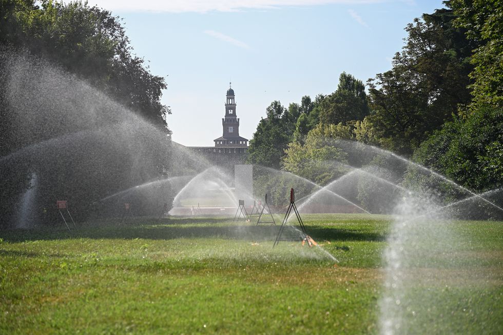 heatwave in milan