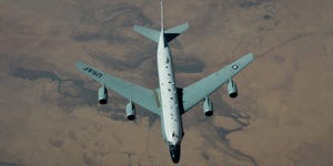 a rc 135vw rivet joint flies above southwest asia in support of operation inherent resolve aug 14, 2017 the rc 135vw reconnaissance aircraft supports theater and national level consumers with near real time on scene intelligence collection, analysis and dissemination capabilities us air force photo by staff sgt michael battles