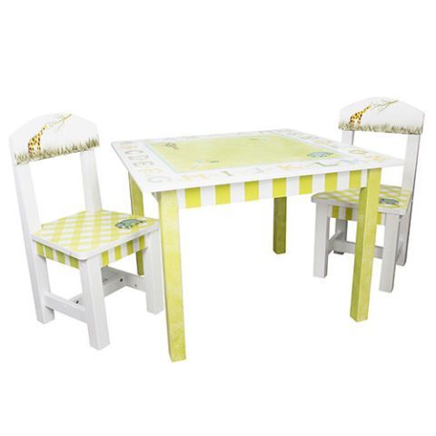 Furniture, Table, Yellow, Outdoor table, Chair, Outdoor furniture, Desk, Rectangle, Room, Wood, 