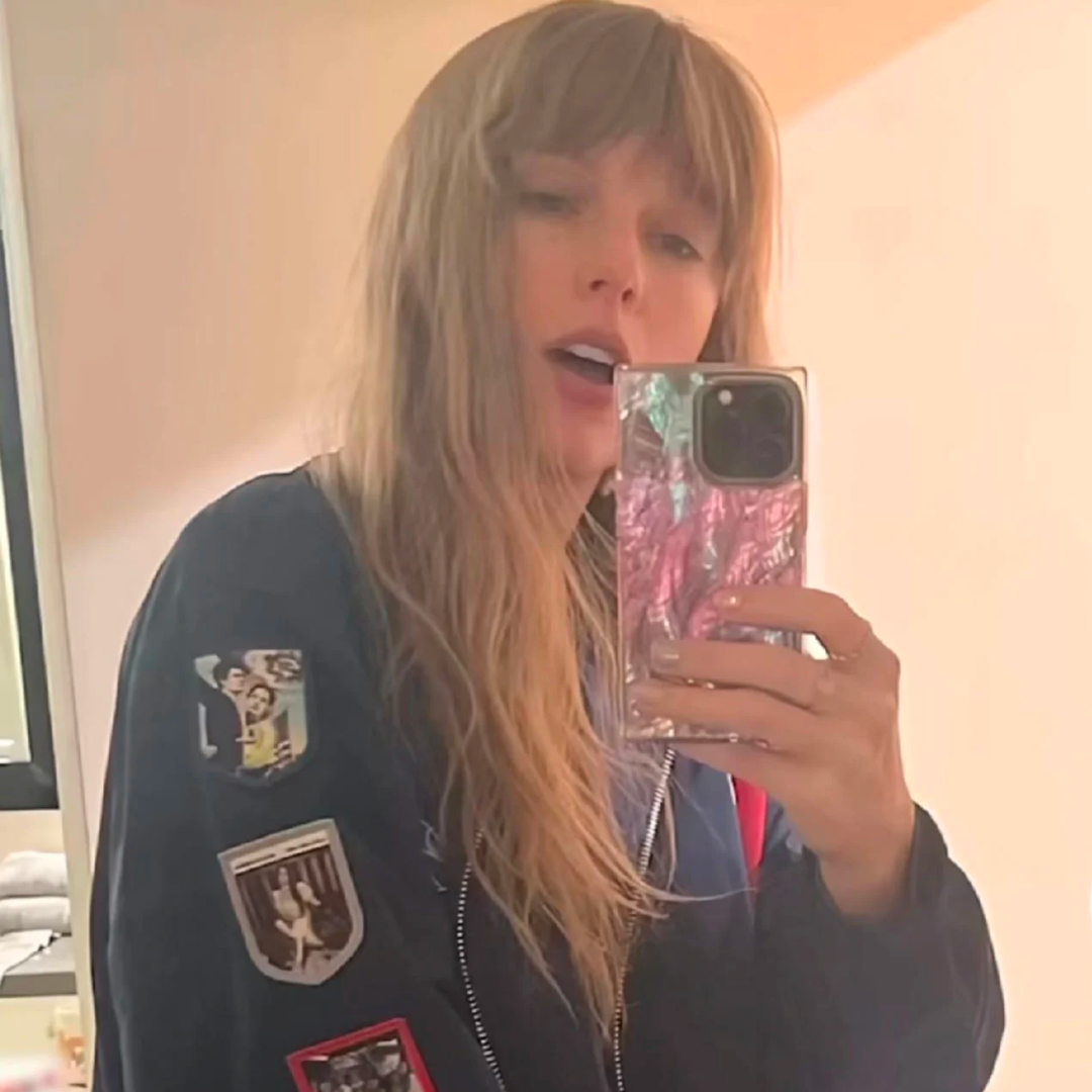 taylor swift flaunt pink mother of pearl square iphone case