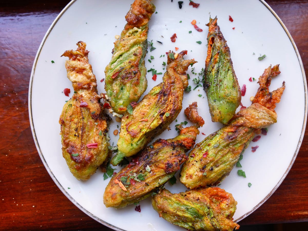 preview for Summer Is The Season For Ricotta Squash Blossom Quesadillas