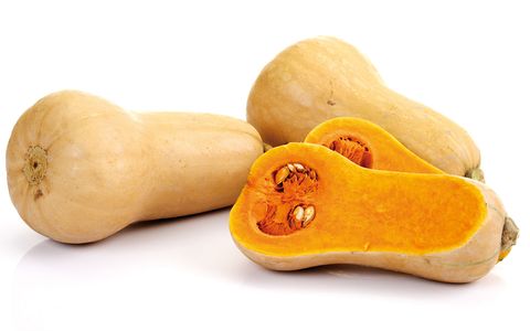 butternut squash on a white countertop from types of squash
