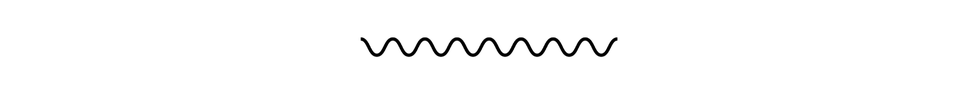 wavy line design element