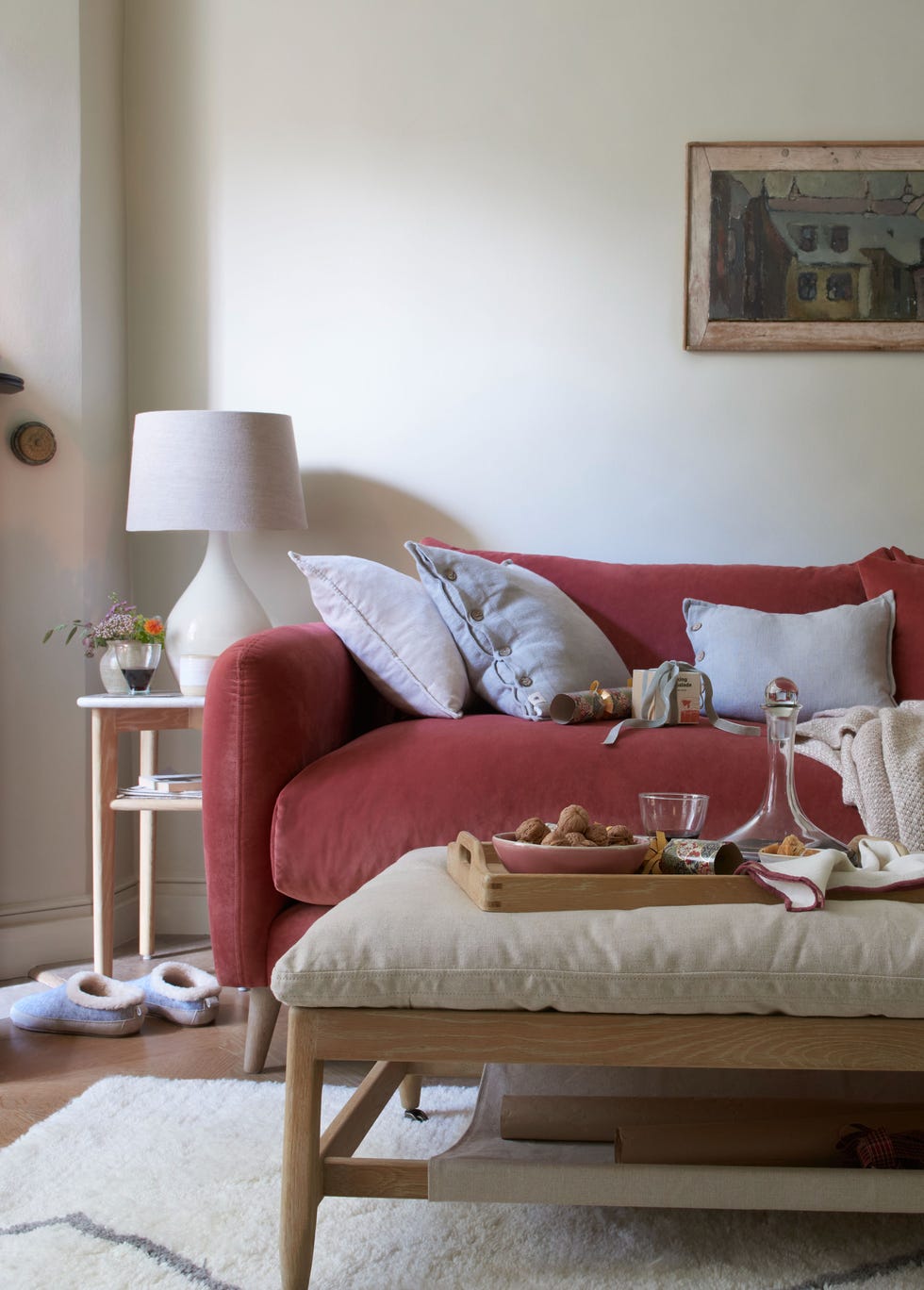 unexpected red theory home design