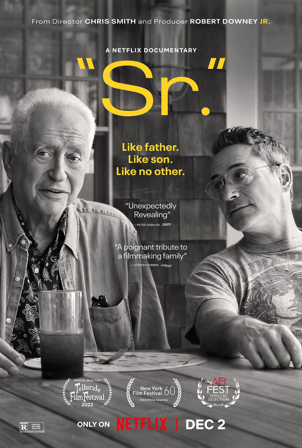 Sr review - Robert Downey Jr's affecting tribute to his father