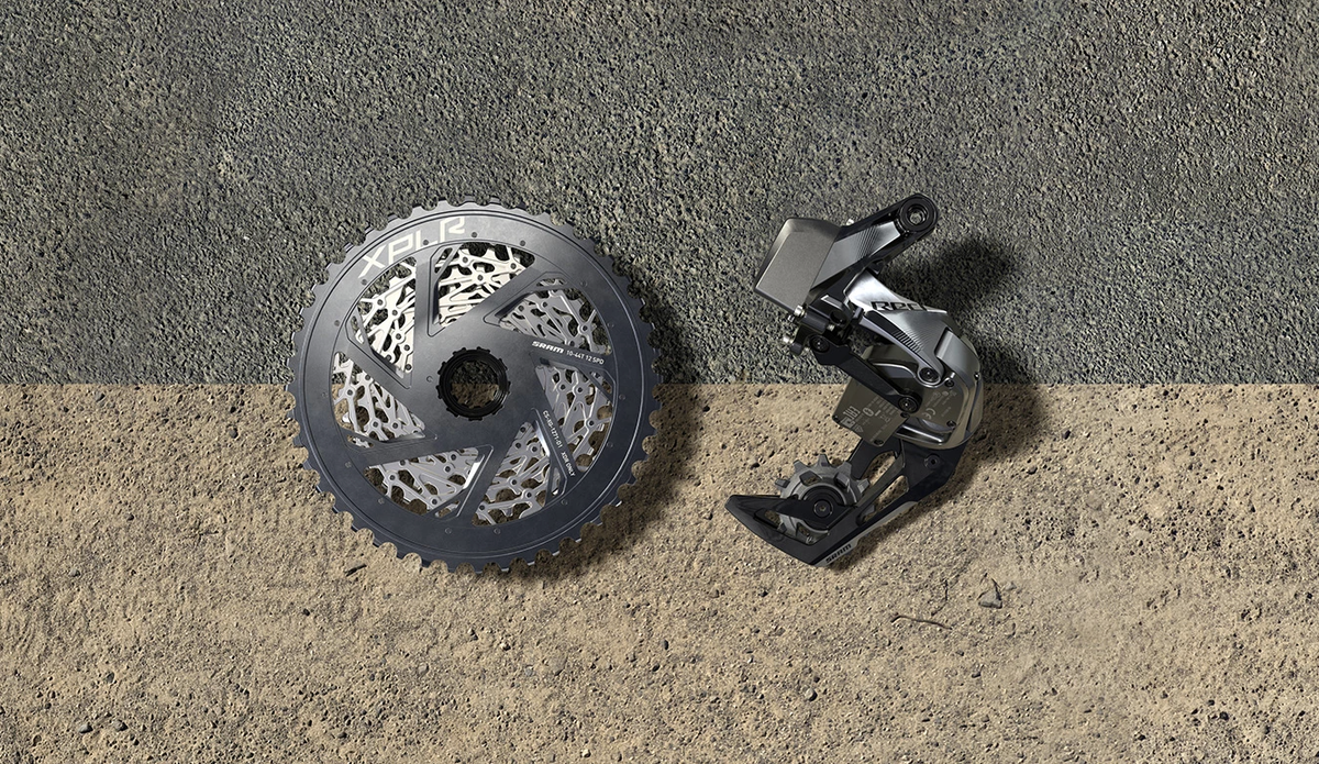 未使用品SRAM FORCE XPLR AXS ETAP 12S RD 44T SRAM Force XPLR AXS eTap Rear Derailleur - 12-Speed, Medium