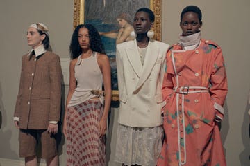 backstage at ss daley rtw spring 2025 as part of london ready to wear fashion week on september 13, 2024 in london, england photo by francisco gomez de villaboawwd via getty images