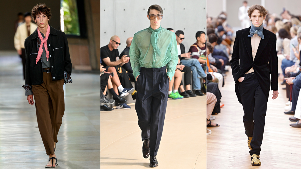 hermès, saint laurent, dior homme