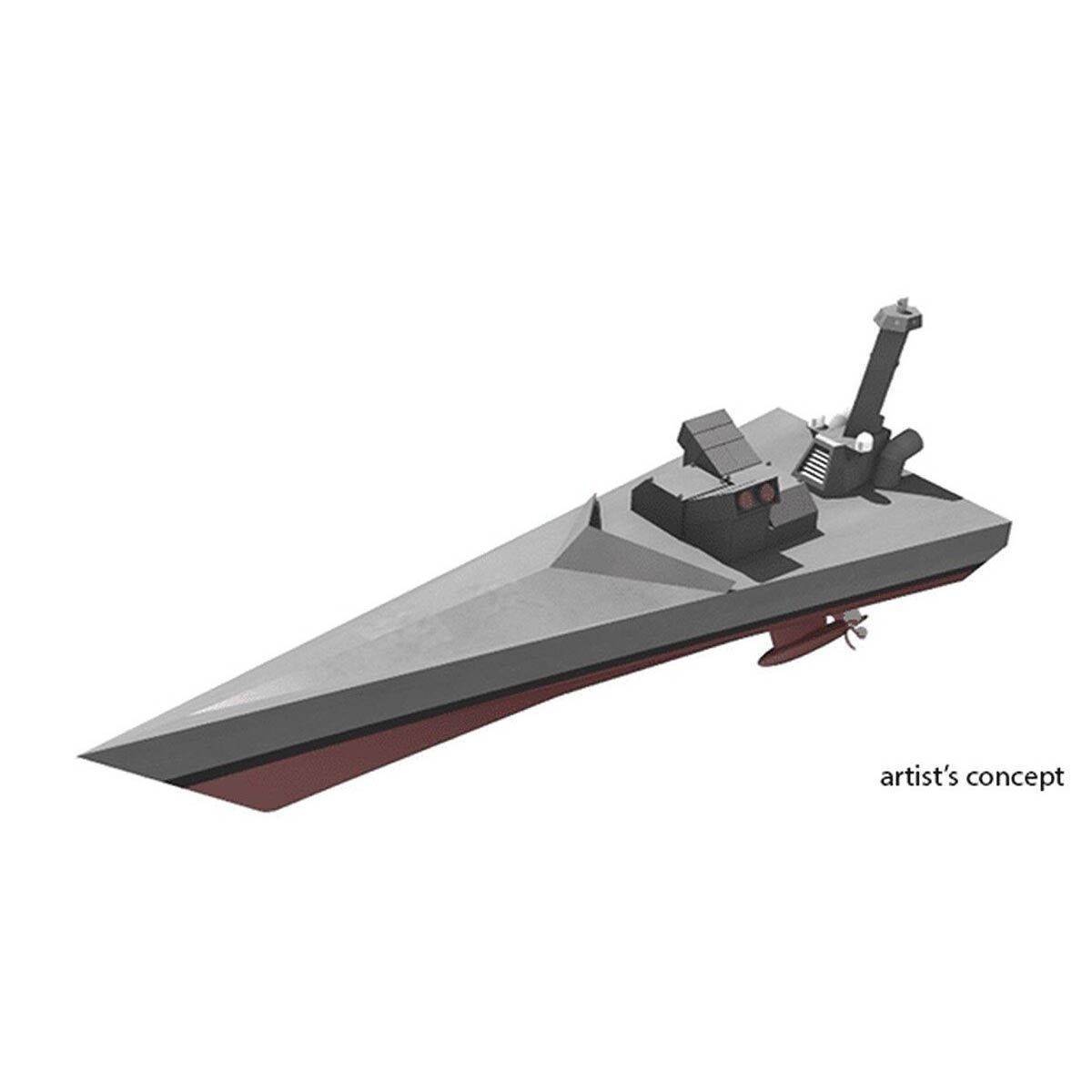 artist concept of drone ship