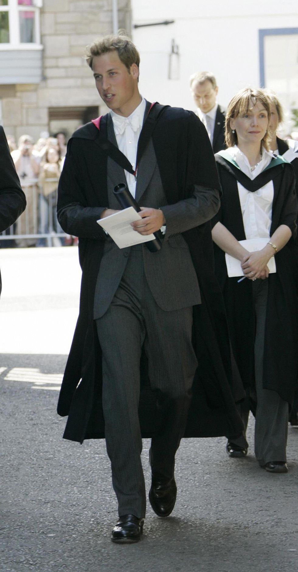prince william after his graduation cere
