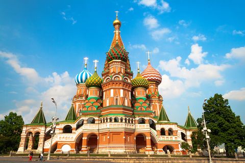 St Basil's Cathedral, in Red Square, Moscow, Russia