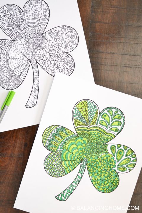  st patricks day crafts coloring