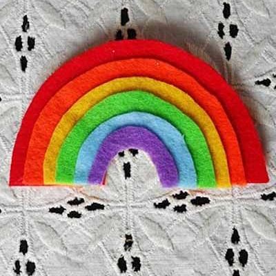 st patricks day crafts rainbow felt