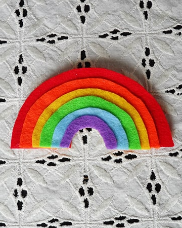 St. Patrick's Day Crafts Rainbow Magnets