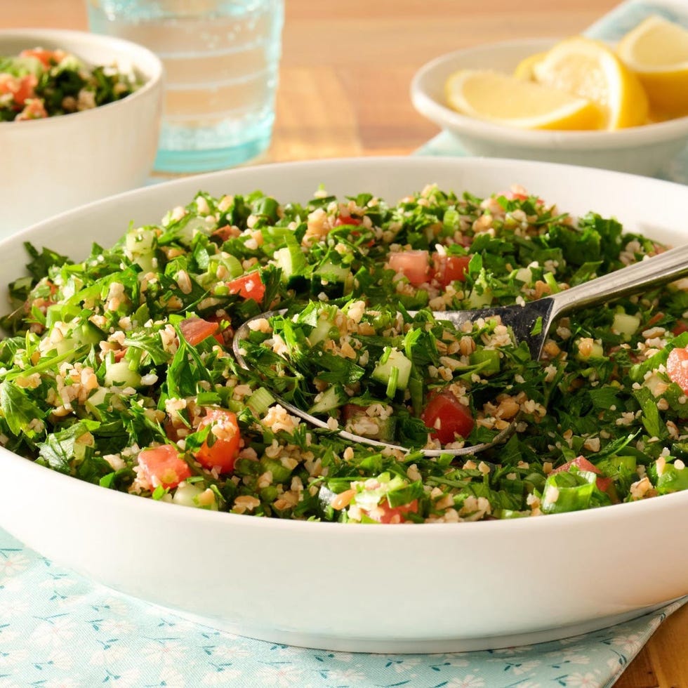 st patricks day green food recipes tabbouleh