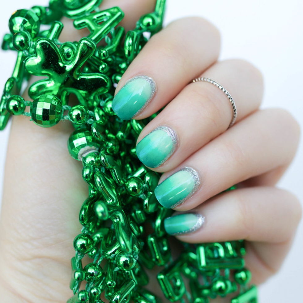 pinterest st patricks day nails