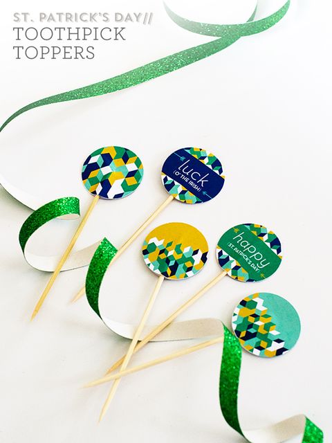 st patricks day party ideas tooth picks