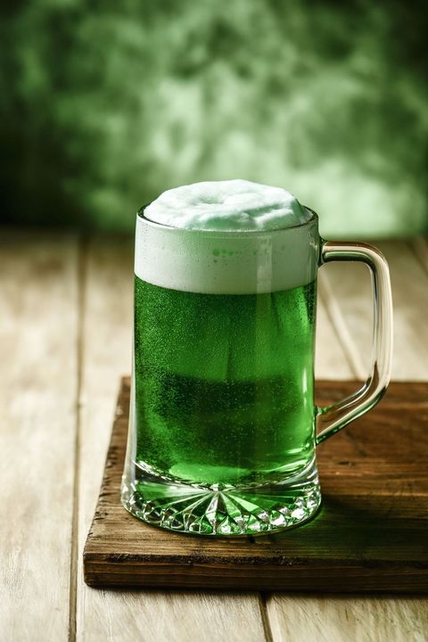 green beer in stein