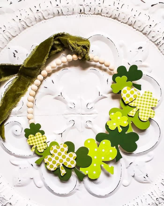St. Patrick's Day Wreath Dollar Store