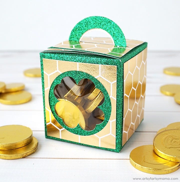 st patricks day treat box