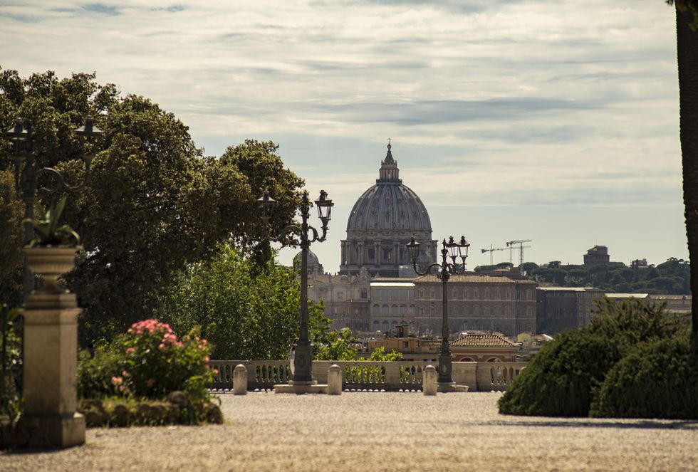 st peters basilica from pincian hill public park