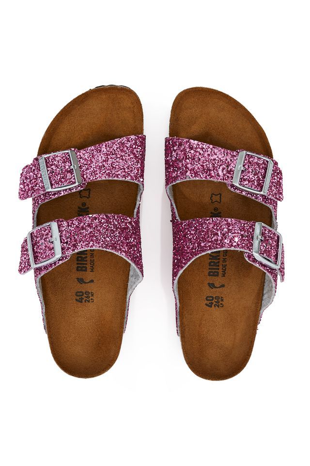 Glitter birkenstock style store sandals