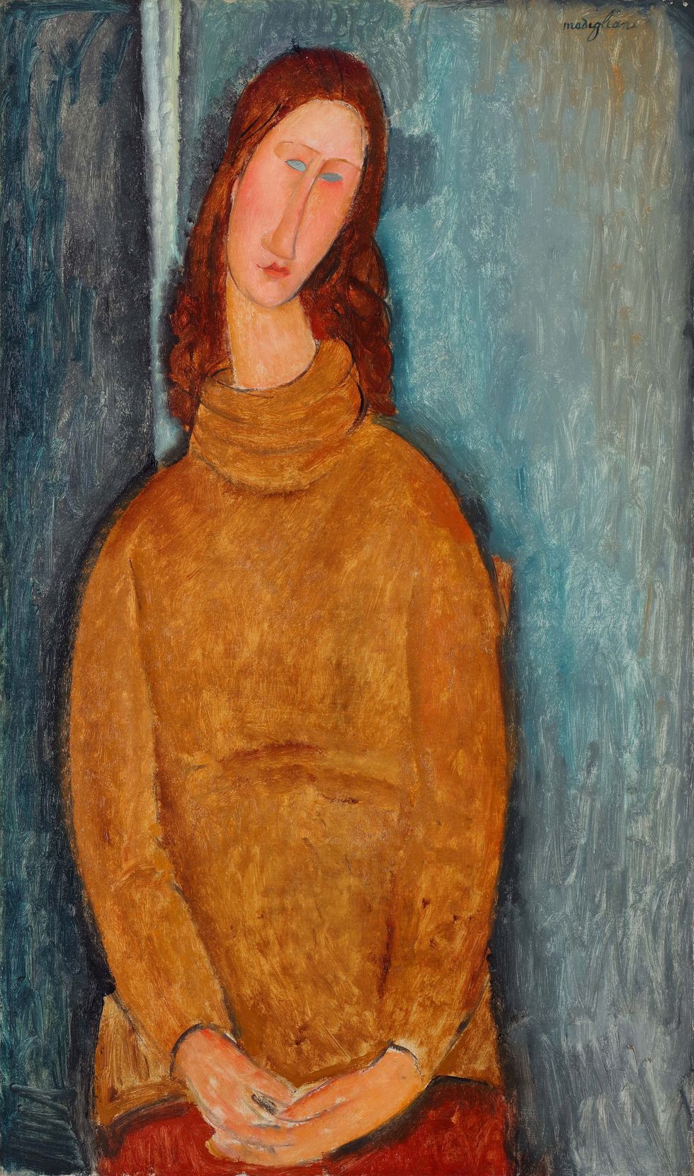 amedeo modigliani, portrait of jeanne hébuterne, 1919, ohara museum of art kurashiki