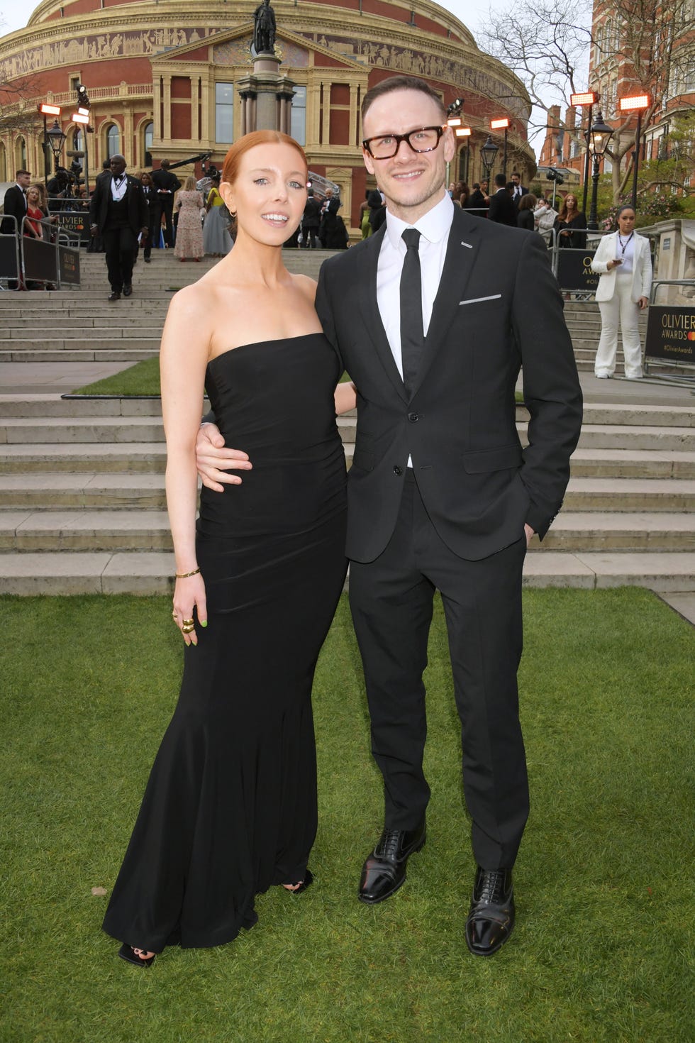 london, england april 10 stacey dooley and kevin clifton attend the olivier awards 2022 with mastercard at royal albert hall on april 10, 2022 in london, england photo by david m benettdave benettgetty images