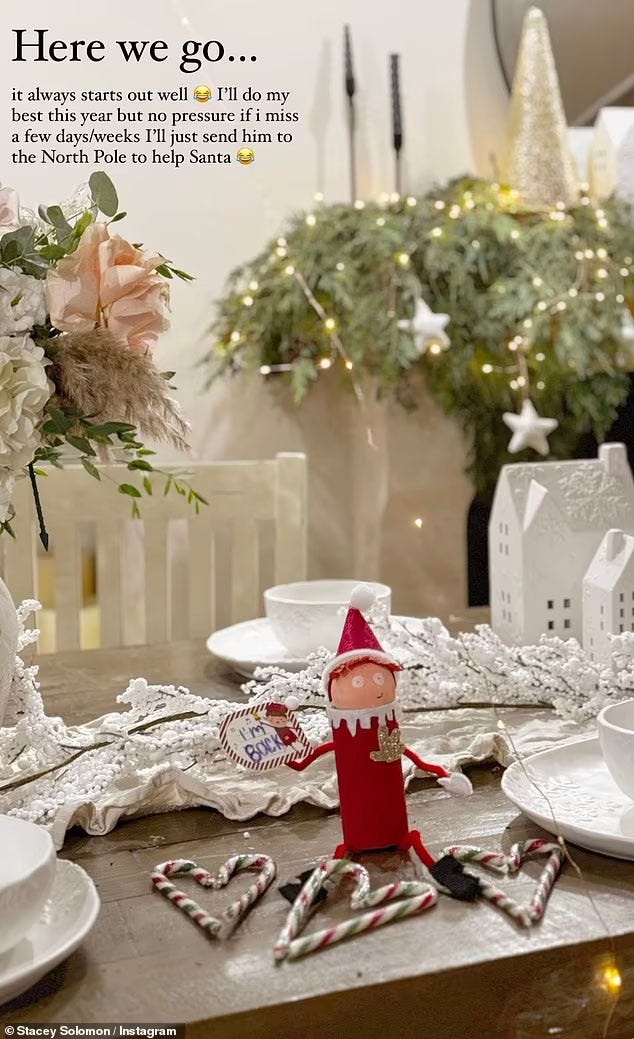 stacey soloman elf on the shelf