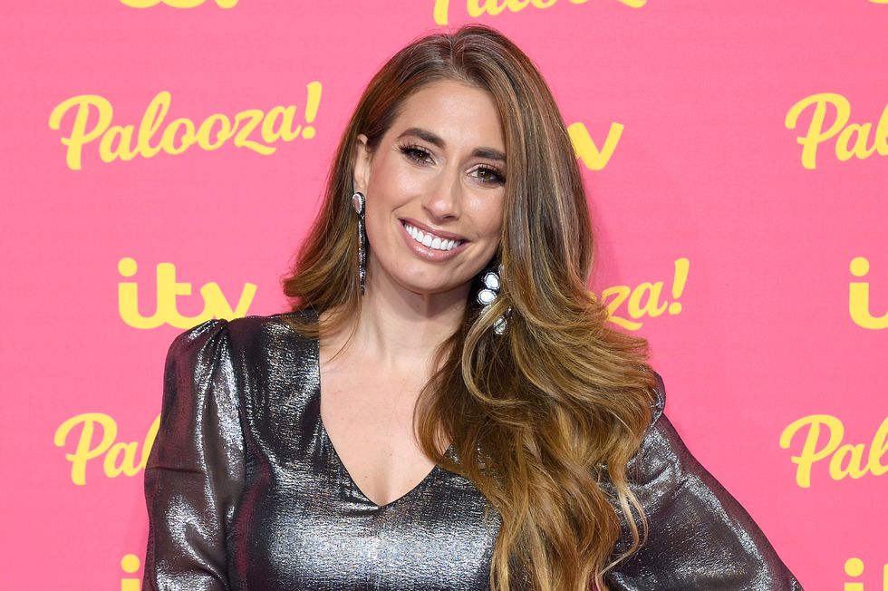 stacey solomon on the red carpet