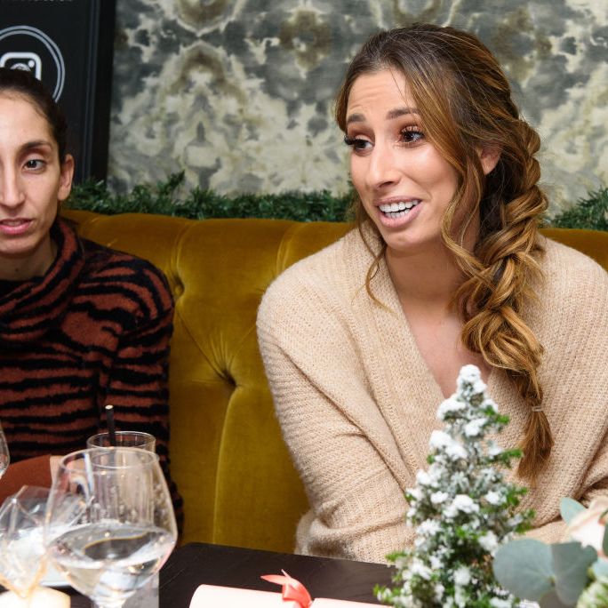 Stacey Solomon proves that see-through leggings were not tights with  receipt - OK! Magazine