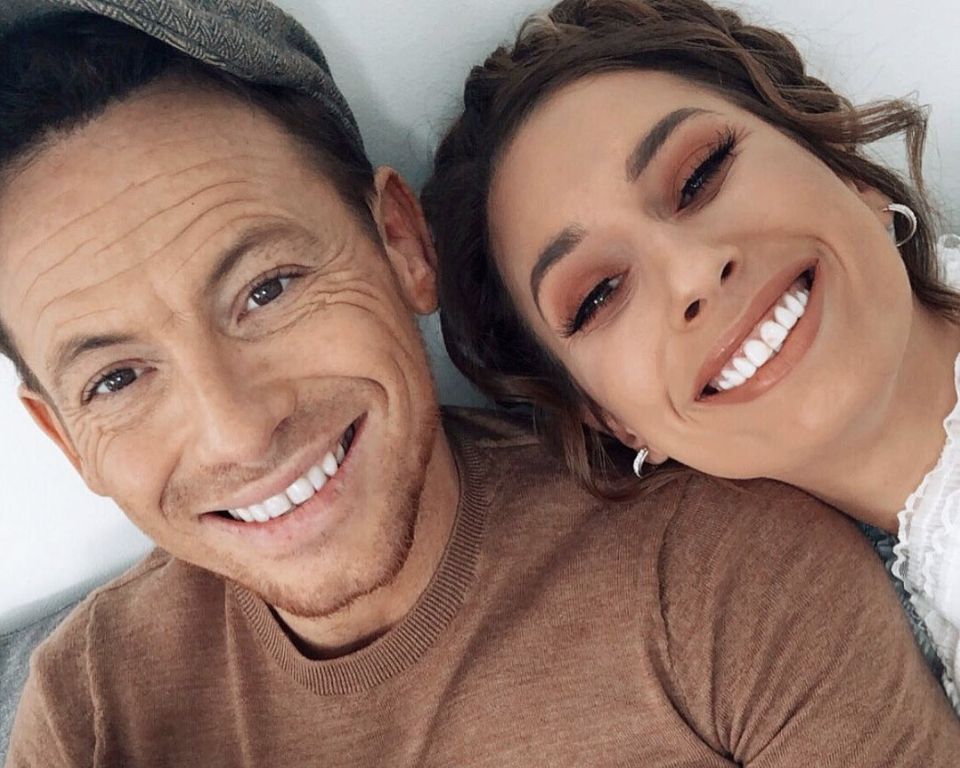 stacey solomon and partner joe swash in an instagram picture