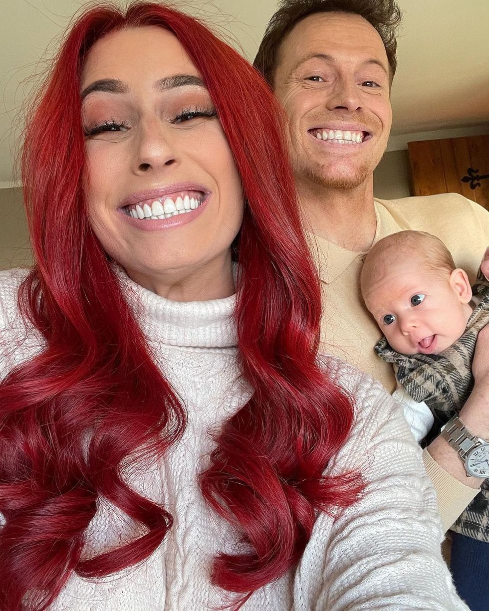 stacey solomon, joe swash and baby rose
