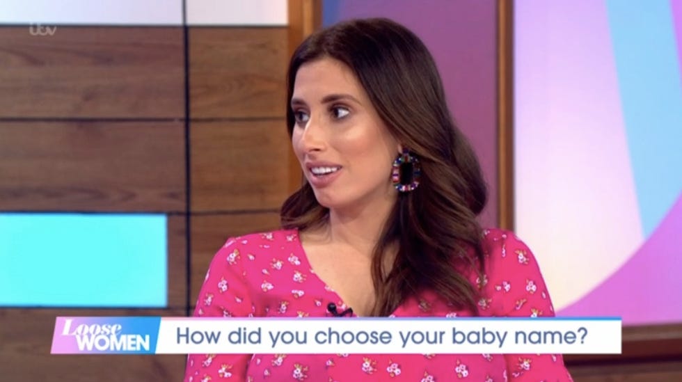 Stacey Solomon talks about her baby on Loose Women
