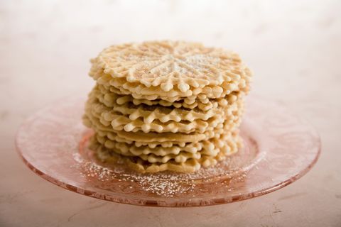 Stack of Pizzelle Cookies