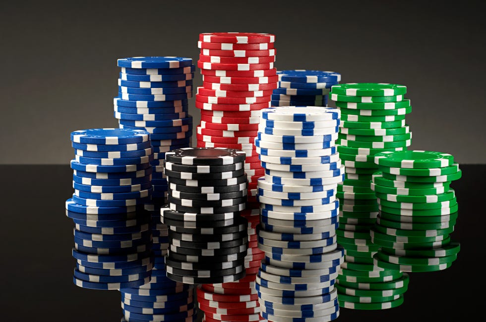stacks of gambling chips