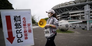 japan introduce covid 19 tests at soccer stadiums amid the coronavirus pandemic