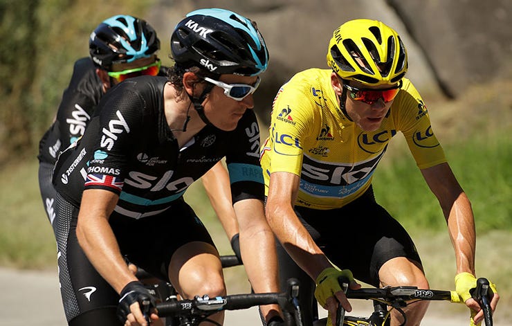 Chris Froome in Stage 17. Chris Froome in Stage 17.