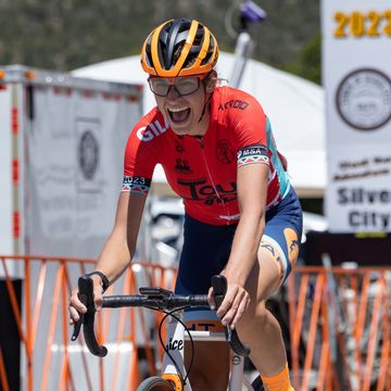austin killips crosses the line to win the 2023 tour of the gila