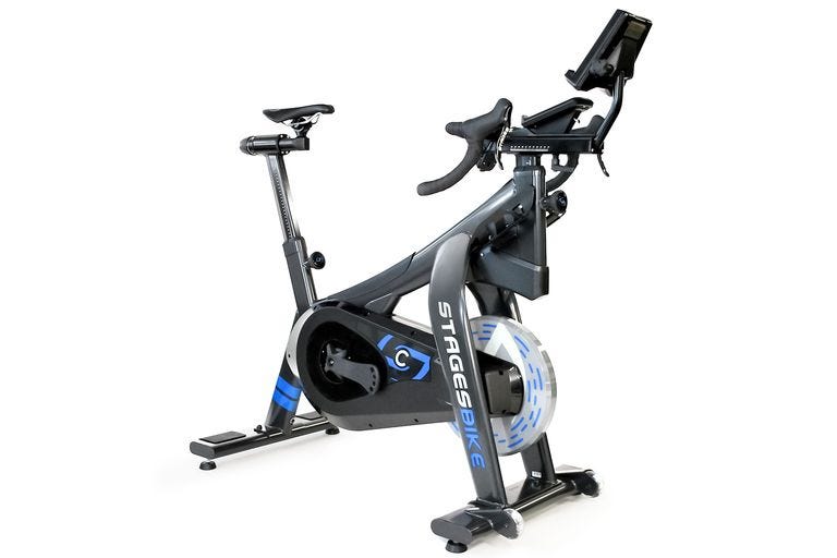 Exercise equipment, Indoor cycling, Exercise machine, Stationary bicycle, Exercise, Sports equipment, Bicycle trainer, Bicycle accessory, 