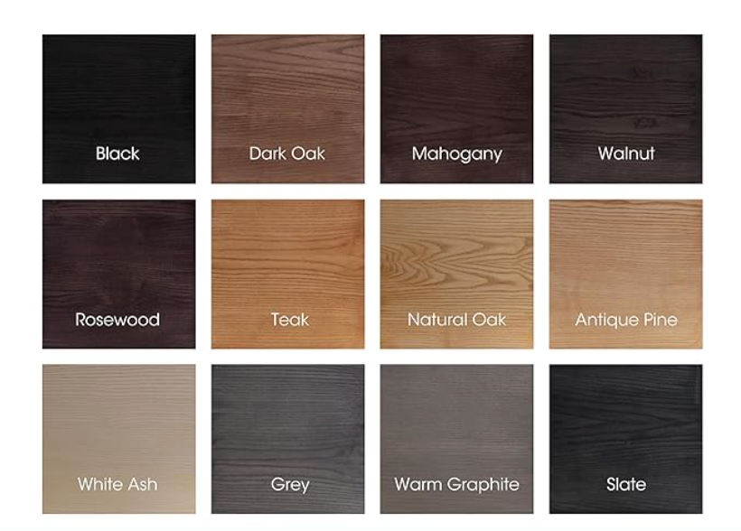 12 colors of wood stain