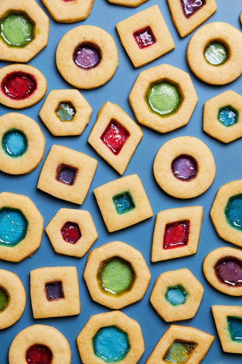 stained glass candy sugar cookies