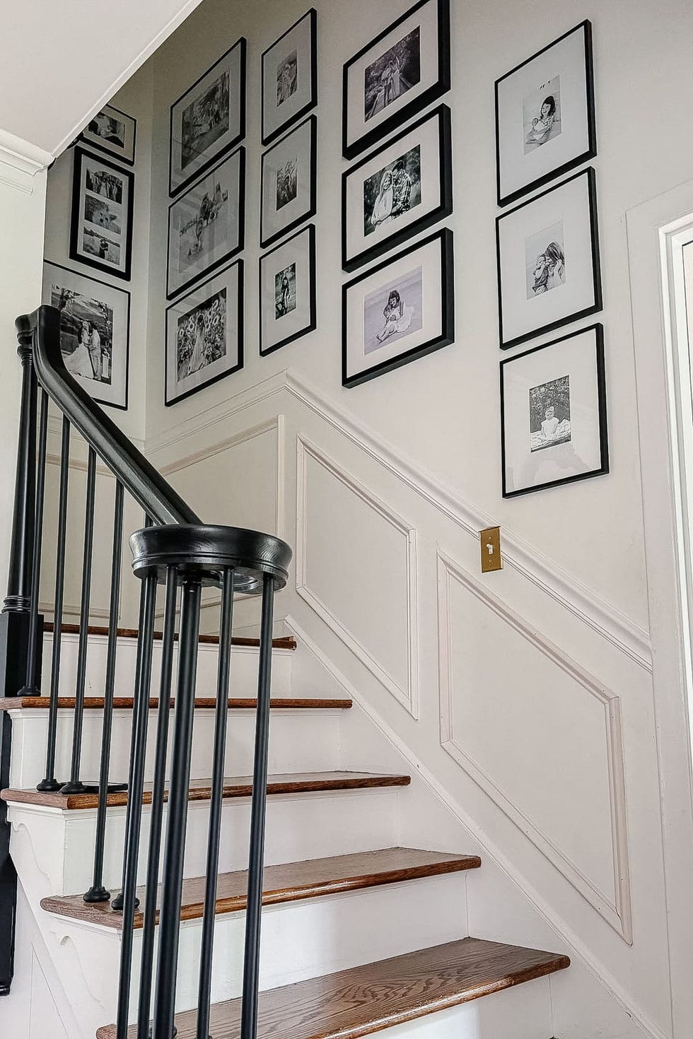 wainscoting staircase