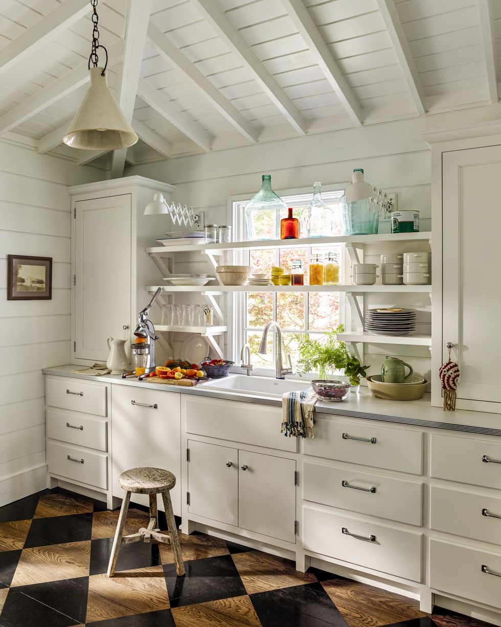 stan dixon low country house back kitchen