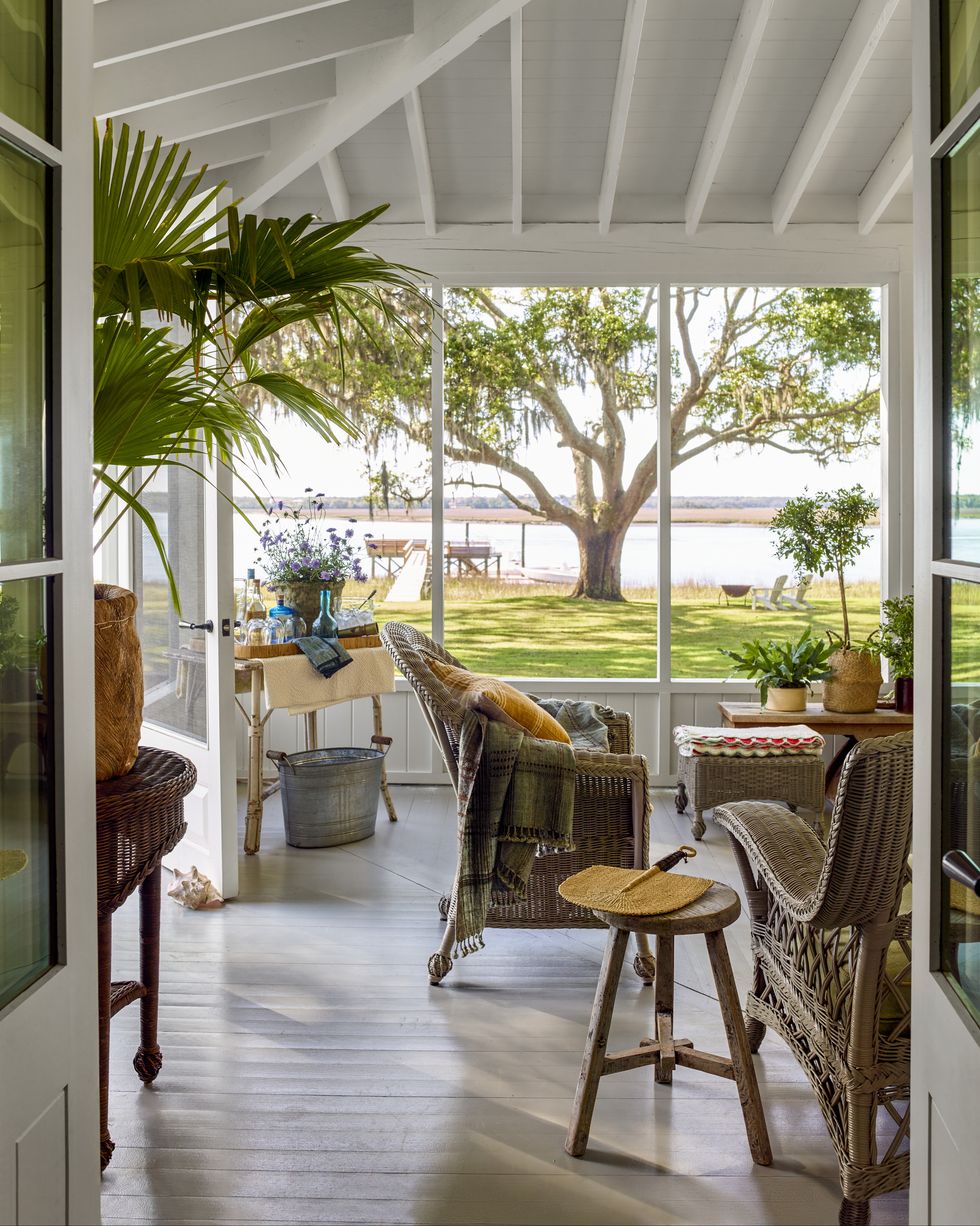 stan dixon low country house screened in porch