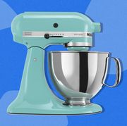 light blue kitchenaid stand mixer
