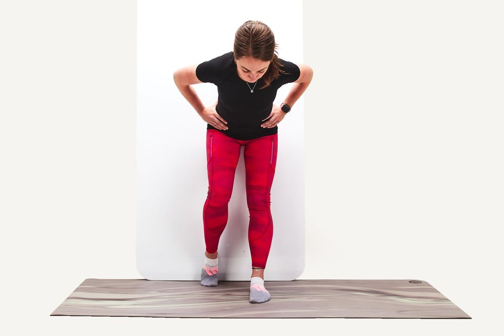 standing clamshell exercise, glute weakness and pelvic floor health