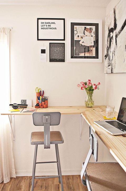 15 Diy Desk Plans For Your Home Office - How To Make An Easy Desk