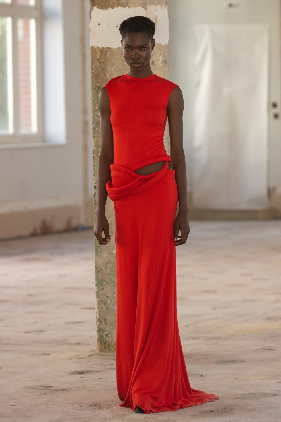 the mills fabric, london, 15th september 2022 standing ground presents their spring summer 2023 designs as part of london fashion week©chris yates chris yates media
