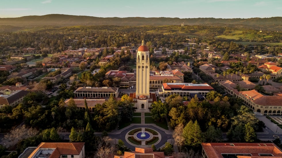 stanford university at dawn